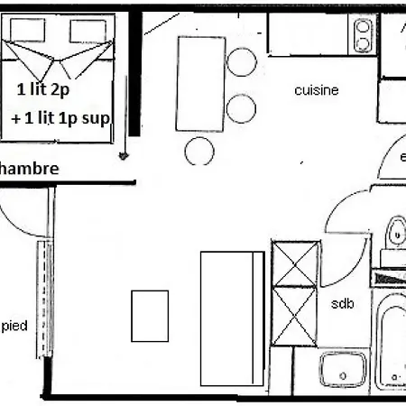 Le Plein Sud - 2 Pieces 4/5 Pers - Plagne Villages - 010ps -le Plein Sud- Wifi Mae-7131 Apartment