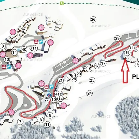 Le Plein Sud - 2 Pieces 4/5 Pers - Plagne Villages - 010ps -le Plein Sud- Wifi Mae-7131 * La Plagne